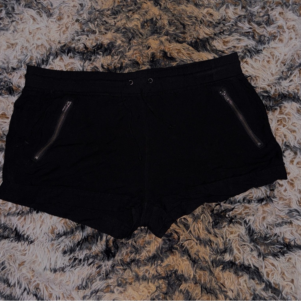 Women's Black Casual Shorts